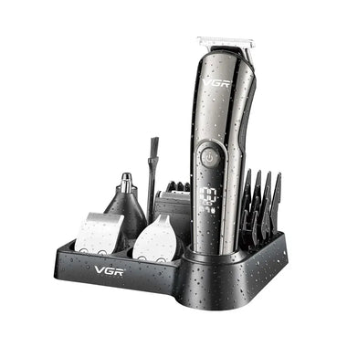 VGR V-107 Professional 11in1 IPX6 Washable Grooming Kit Trimmer for Men