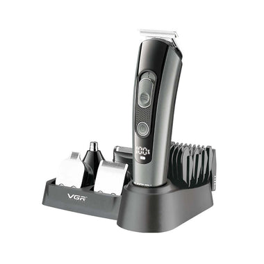 VGR V-175 Professional 5-in-1 Cordless Grooming Kit with 5 Guide Combs