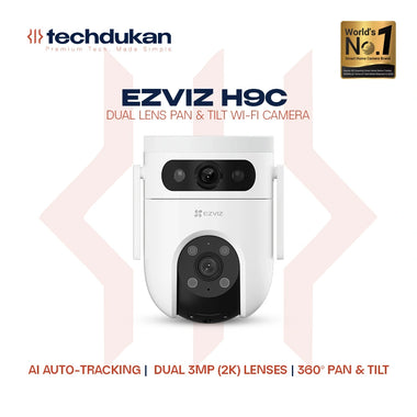 EZVIZ H9c Dual 2K & 2K Dual-Lens Pan & Tilt Wi-Fi Camera