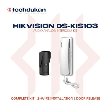 Hikvision DS-KIS103 Audio Analog Intercom Kit