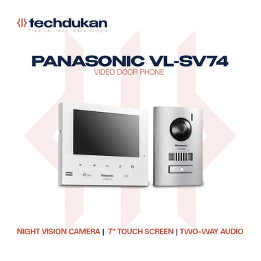 Panasonic VL-SV74 Video Door Phone 7" Touch Screen 1.3MP Night Vision