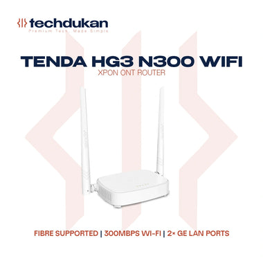 Tenda HG3 N300 WiFi xPON ONT Router