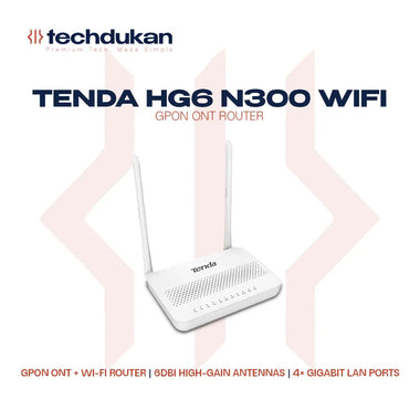 Tenda HG6 N300 Wi-Fi XPON ONT Router