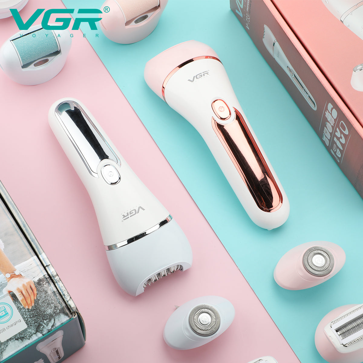 VGR V-733 Professional Ladies Grooming Kit — Image 7 — VGR