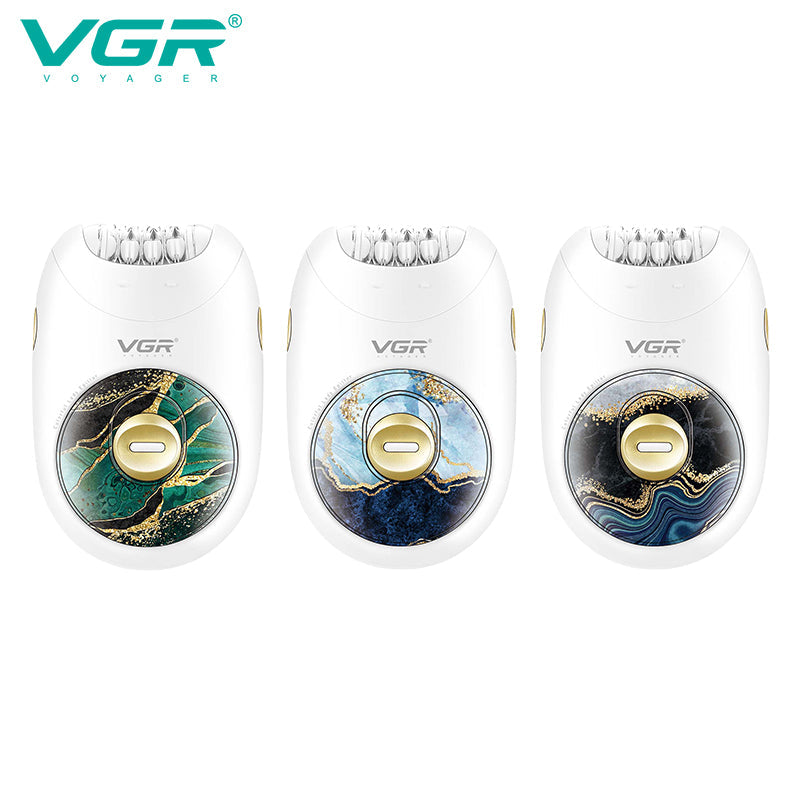 VGR V-706 Cordless Professional Women Epilator with 18 Tweezers for Face, Legs, Underarms & Bikini area — Image 2 — VGR