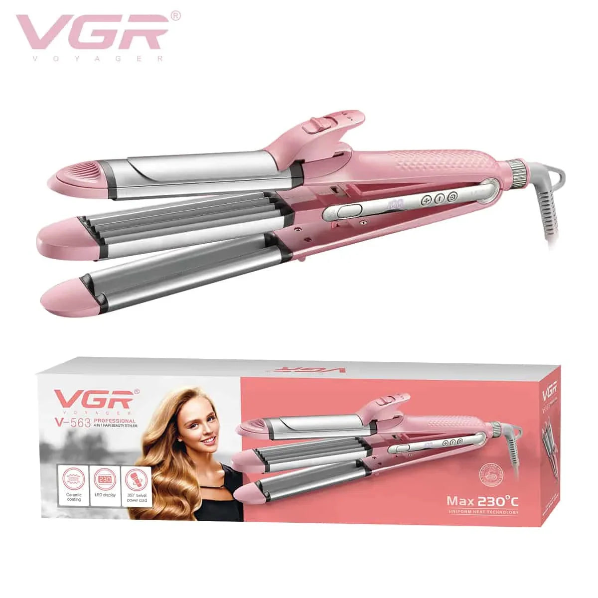 VGR V-563 Professional Hair Curler For Women — Image 2 — VGR
