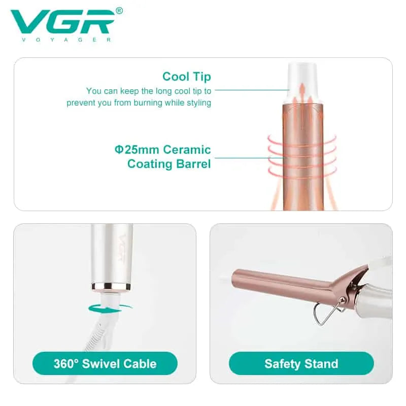 VGR V-578 Professional Hair Curler For Women