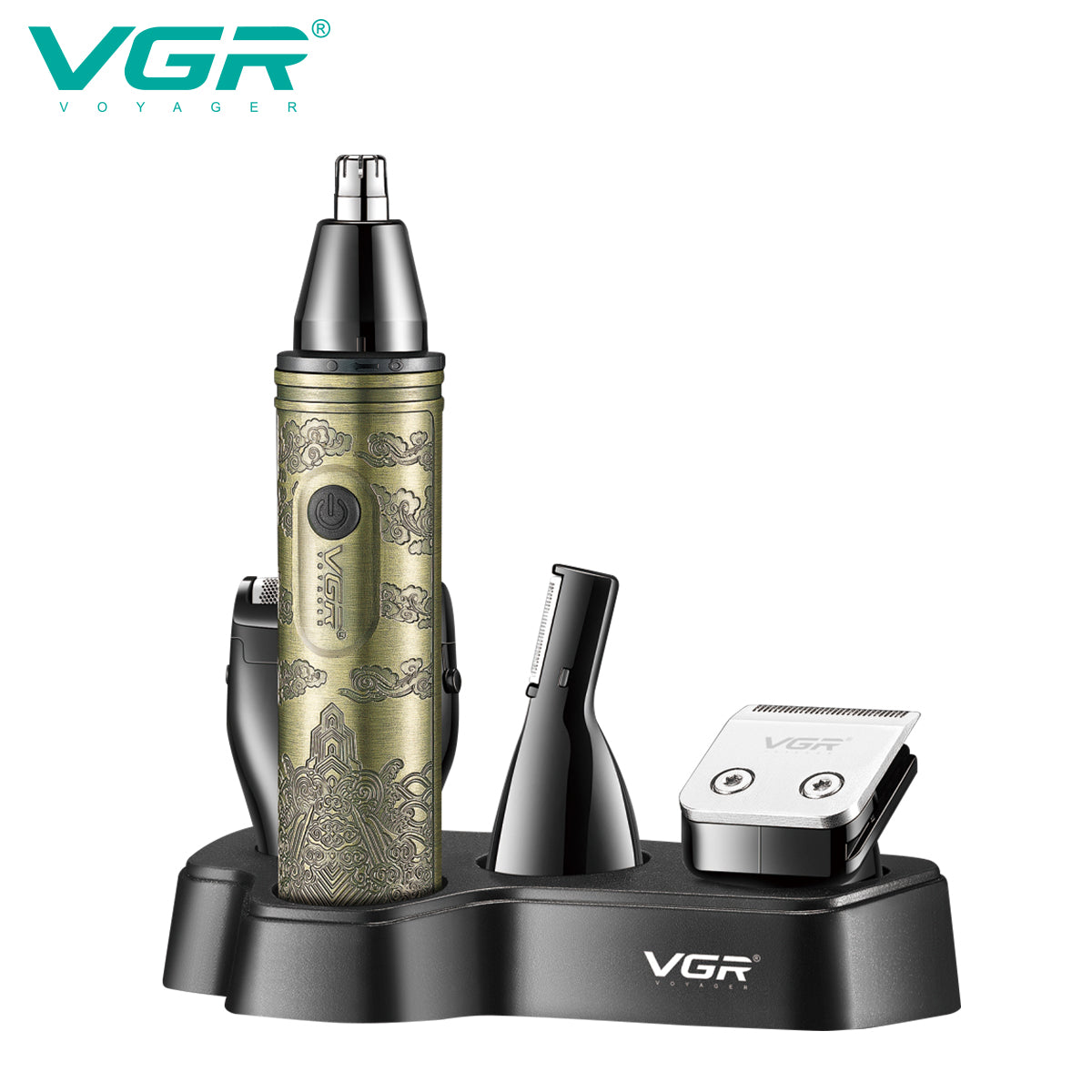 VGR V-621 Professional 4 in 1 Grooming Kit (Gold).