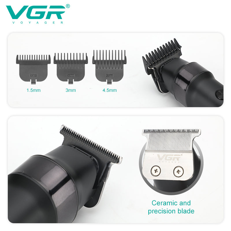 VGR V-987 Turbo 7000RPM Zero Gapped Cordless Hair Clipper — Image 5 — VGR