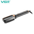 VGR V-560 Professional Ceramic Coating Comb & Hair Straightener Brush (Black).