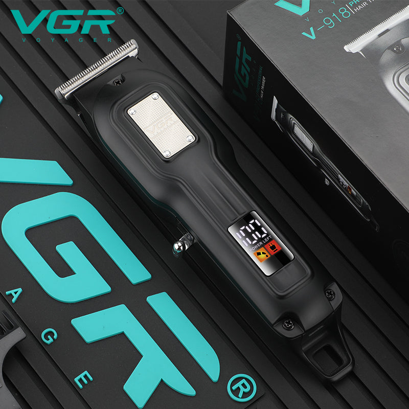 VGR V-918 Digital Display Professional Cordless Hair Clippers Hair Grooming Set Beard Trimming — Image 6 — VGR