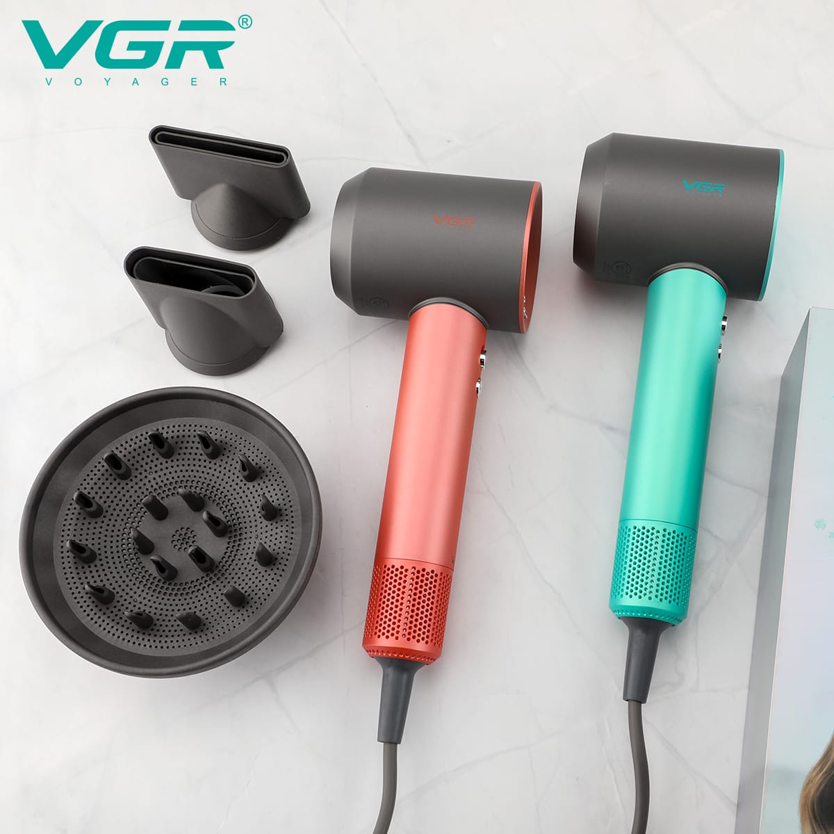 VGR V-440 Professional Hair Dryer & Styler – 110000 RPM BLDC Motor.