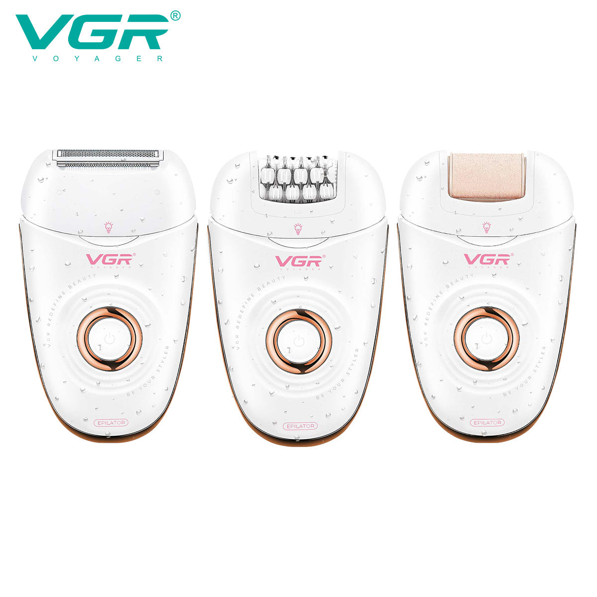 VGR V-739 Female Body Epilator — Image 4 — VGR