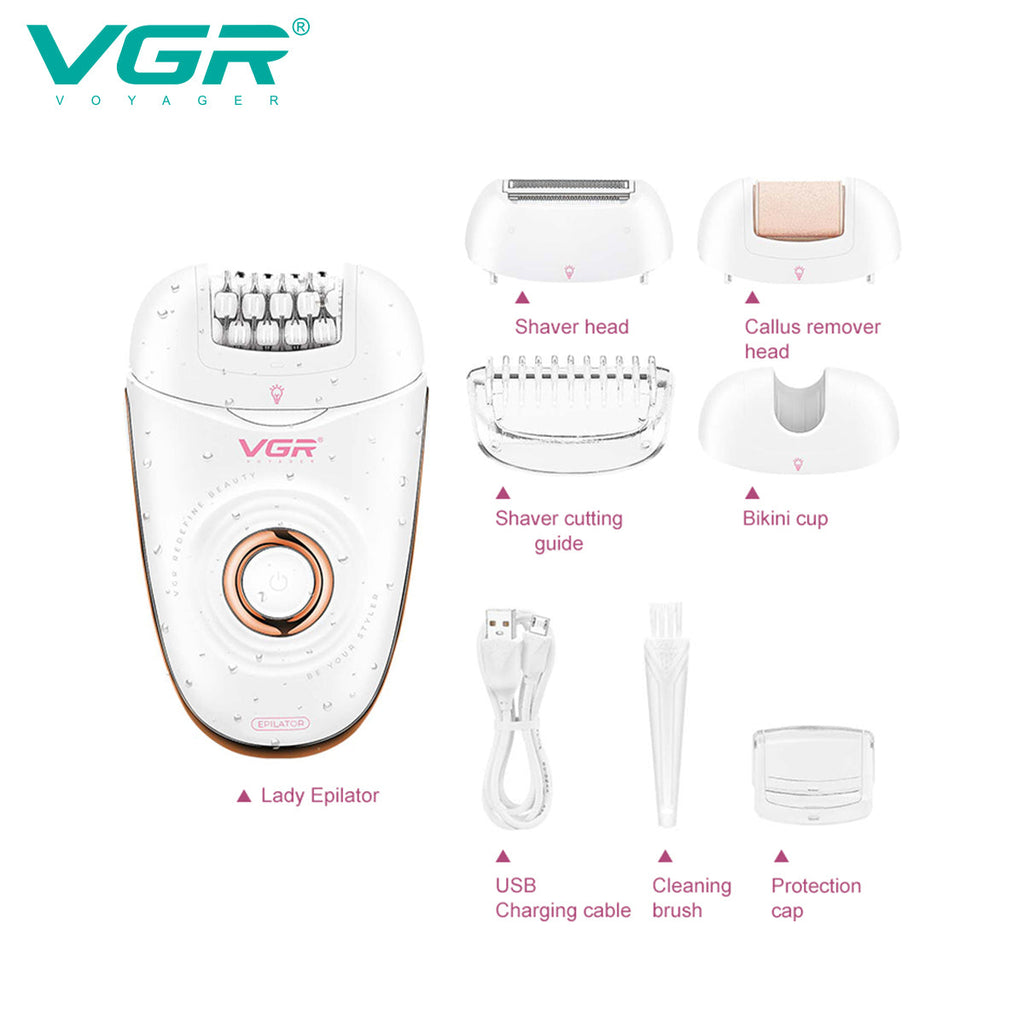 VGR V-739 Female Body Epilator — Image 2 — VGR