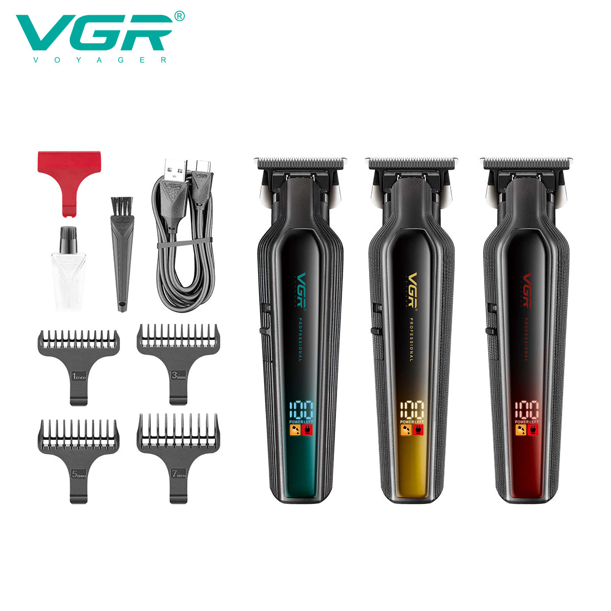 VGR V-930 Professional Cord/Cordless Hair Trimmer for Men's & Boy's — Image 2 — VGR