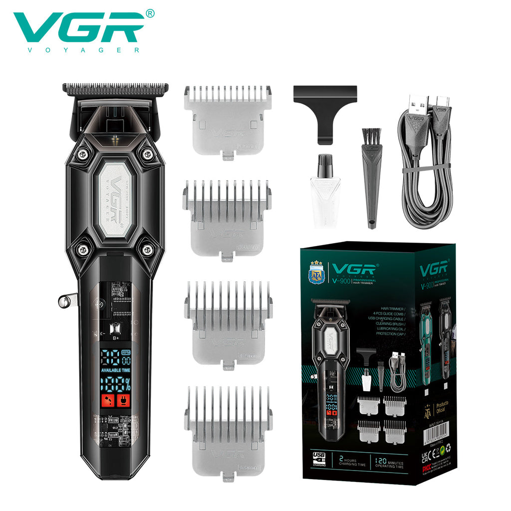 VGR V-900 Professional Salon Series Hair Trimmer for Men's - 120 Min Runtime — Image 2 — VGR