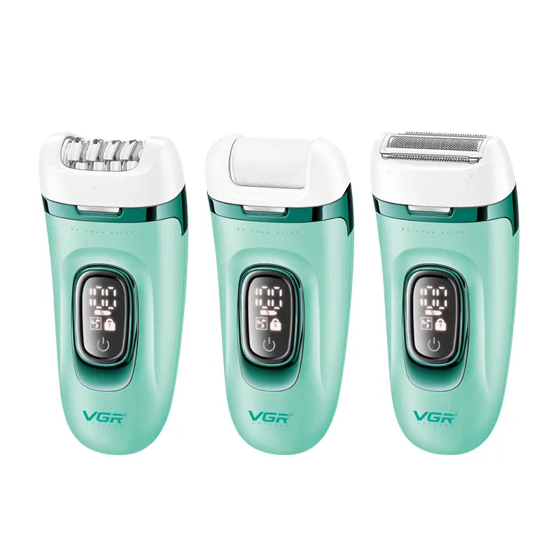 VGR V-762 3-in-1 Professional Lady Epilator