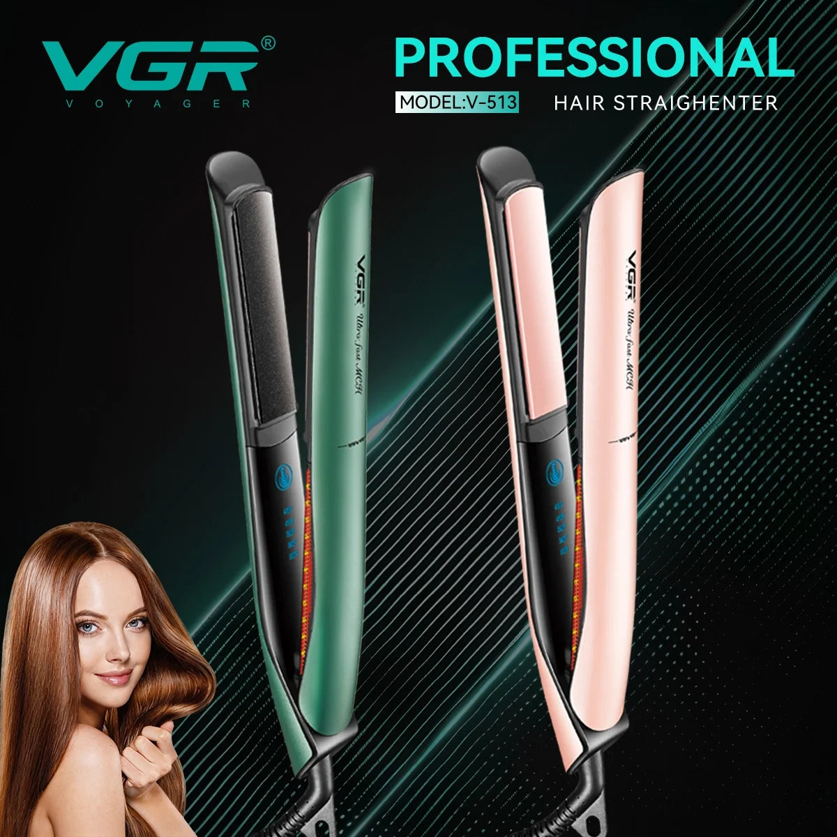 VGR V-513 Professional Hair Straightener