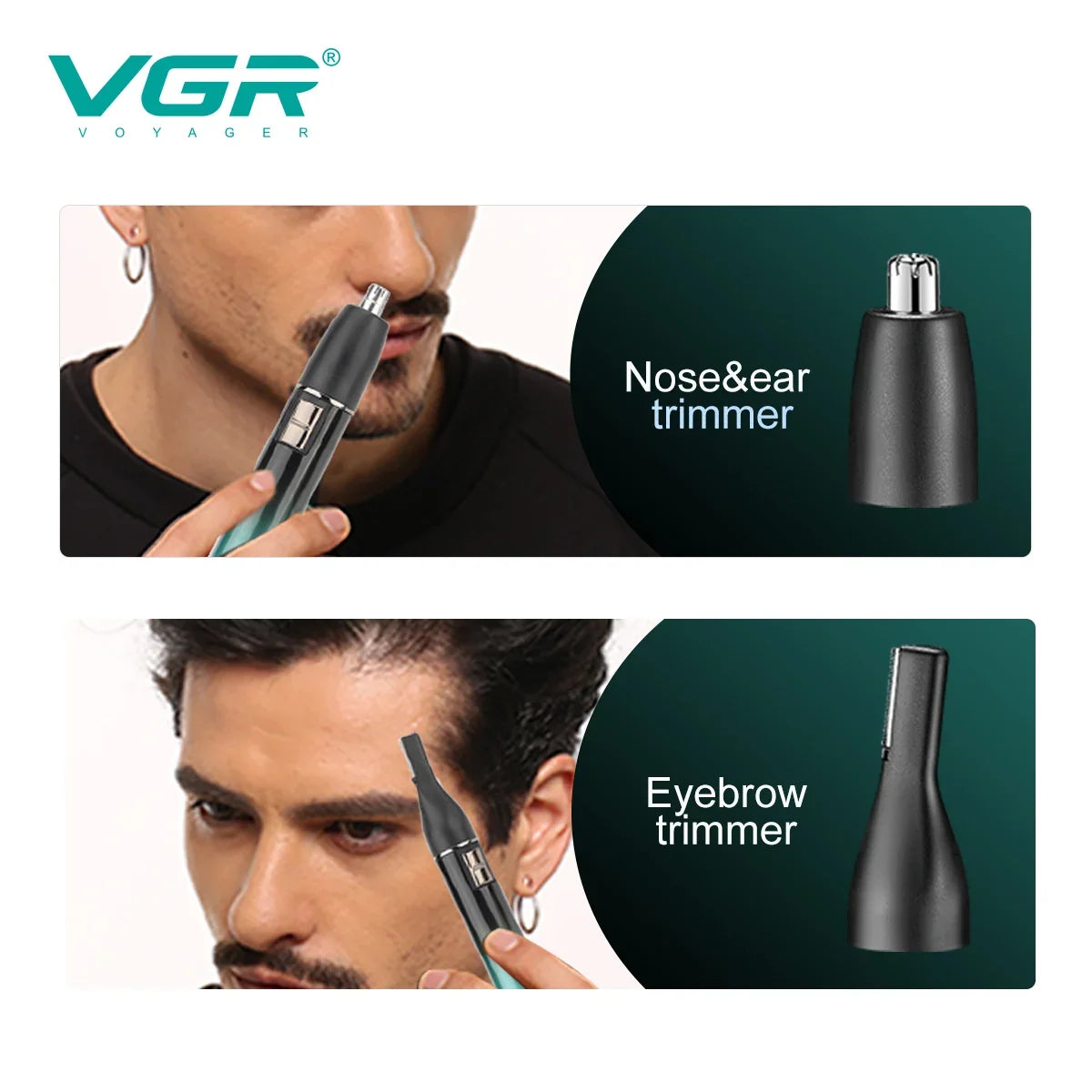 VGR V-628 One Blade, Professional Shaver and Nose Trimmer