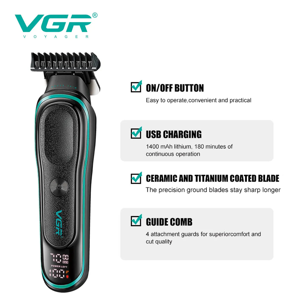 VGR V-250 Professional Hair Trimmer For Men