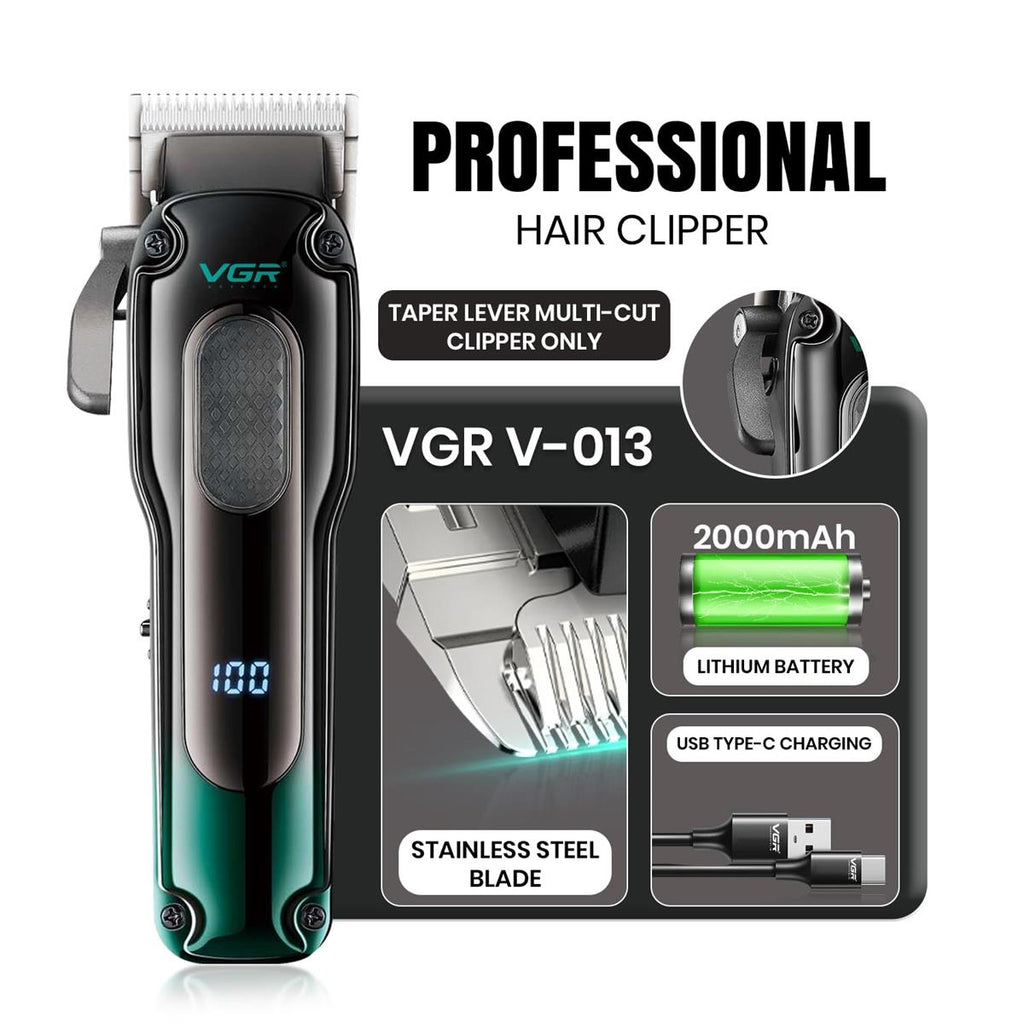 VGR V-013 Professional Clipper - 200 Minutes Runtime.