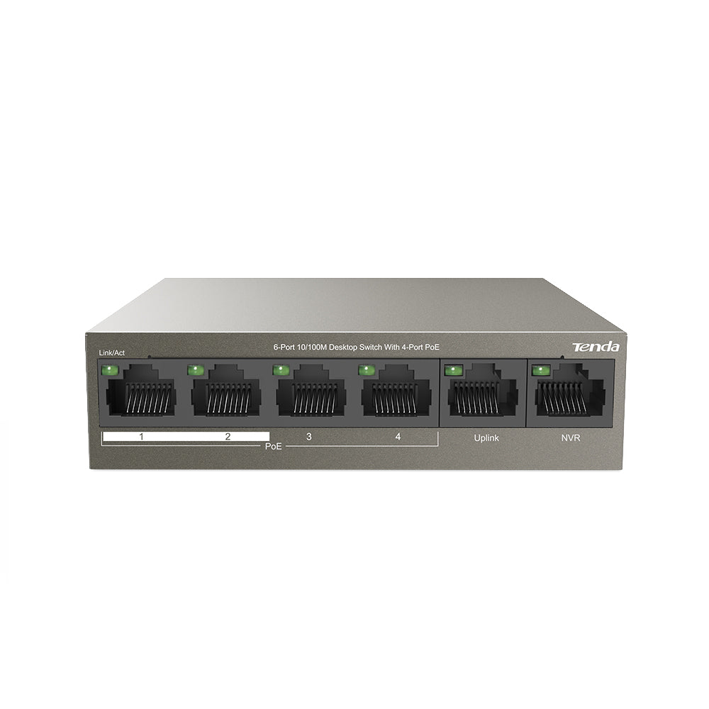 Tenda TEF1106P-4-63W 6-Port PoE Switch 63W