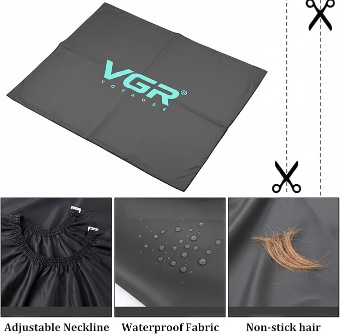 VGR Professional Barber Cape — Image 3 — VGR