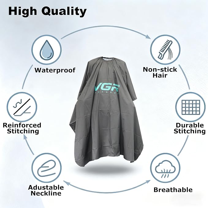 VGR Professional Barber Cape — Image 4 — VGR