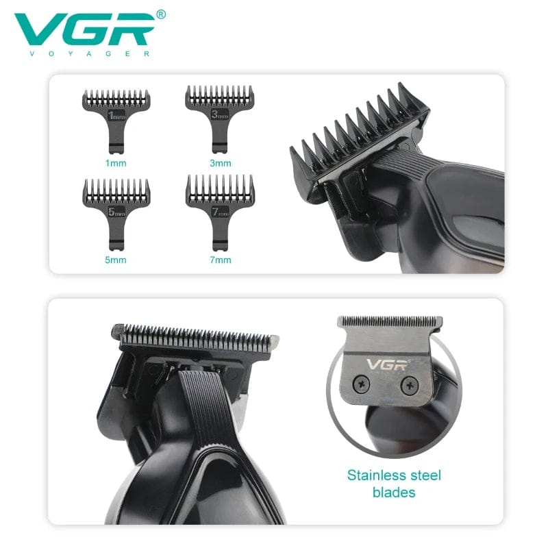 VGR V-921 Cordless 7000RPM  Electric Beard Trimmer — Image 3 — VGR