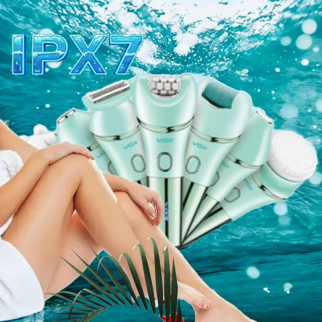 VGR V-756 6 in 1 Female Body Epilator — Image 8 — VGR