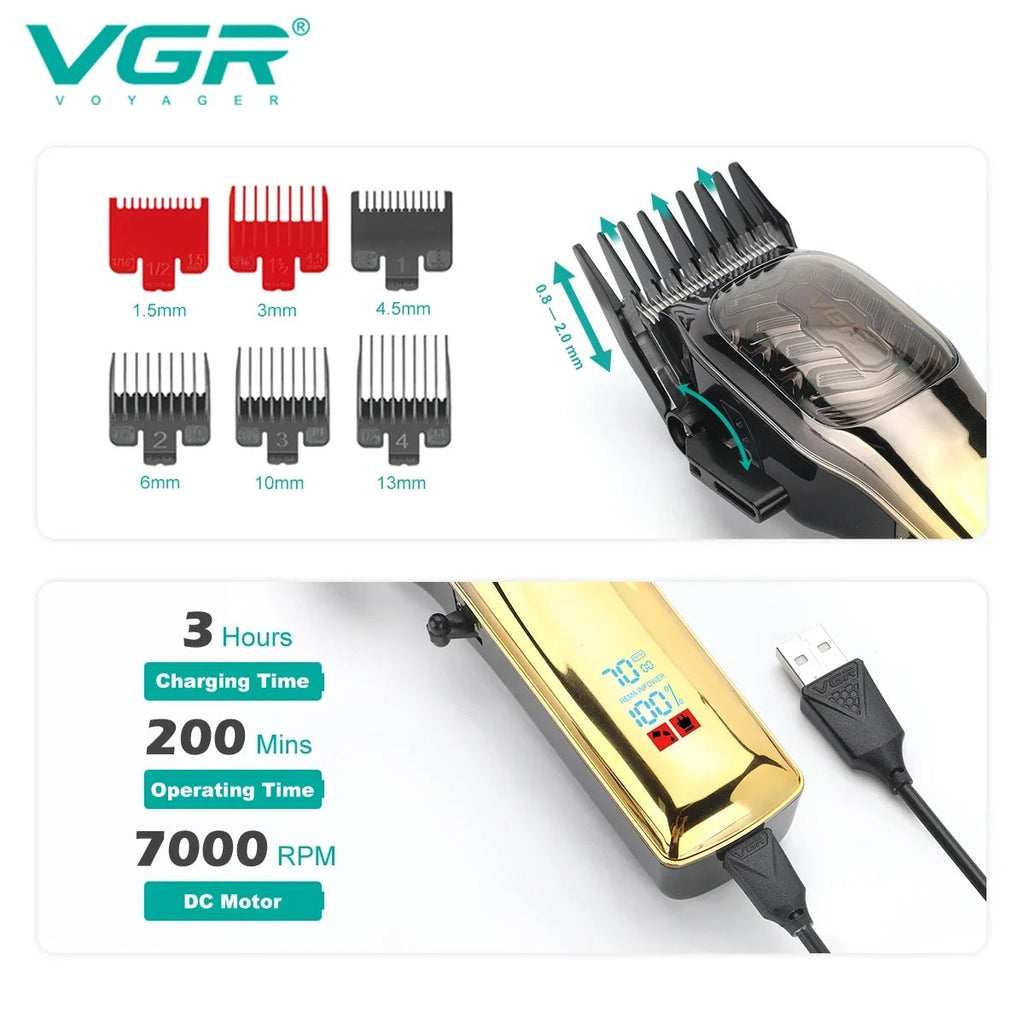 VGR V-654 Hair Trimmer Professional Hair Clipper — Image 4 — VGR