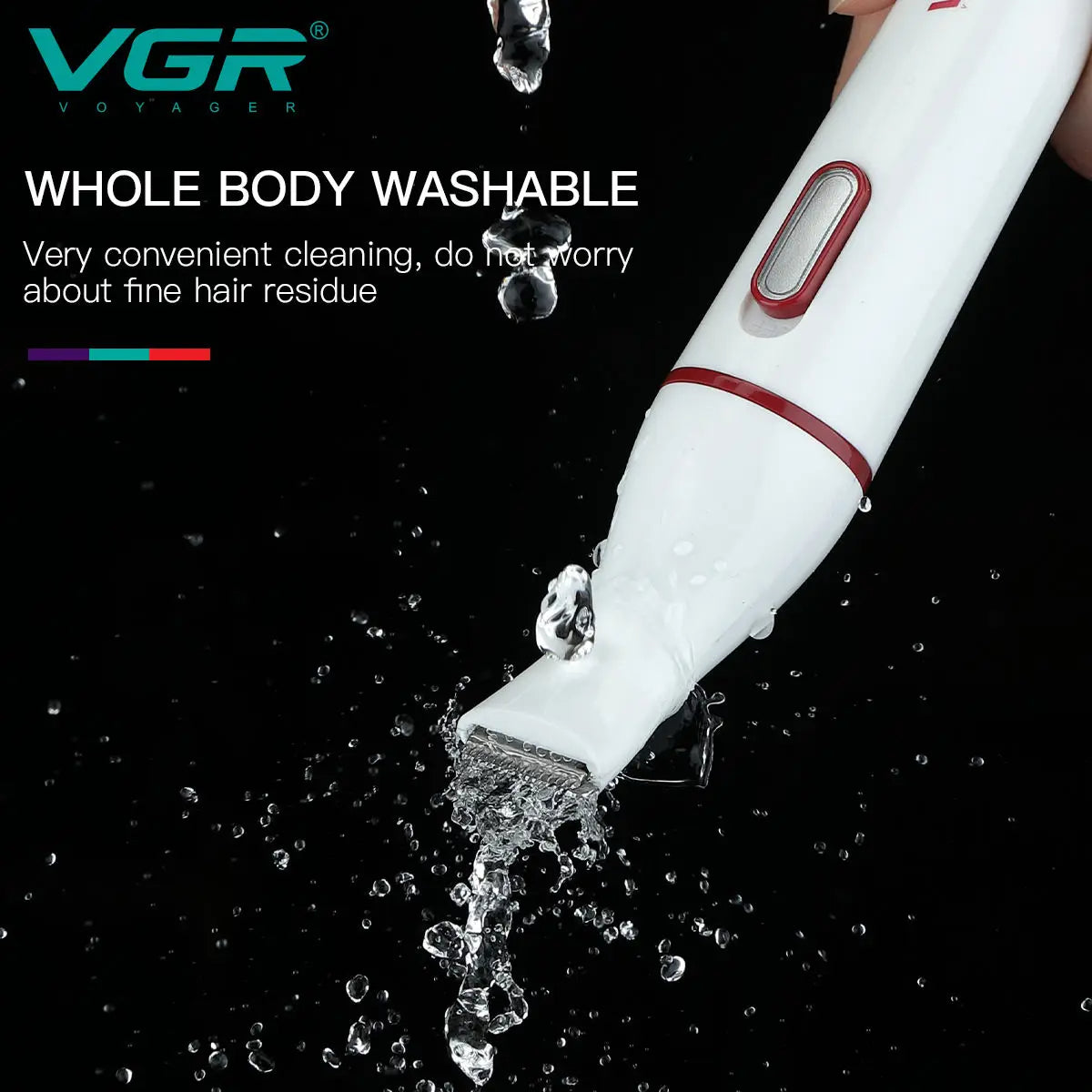 VGR V-725 Women 4 in 1 Waterproof Lady Shaver — Image 4 — VGR