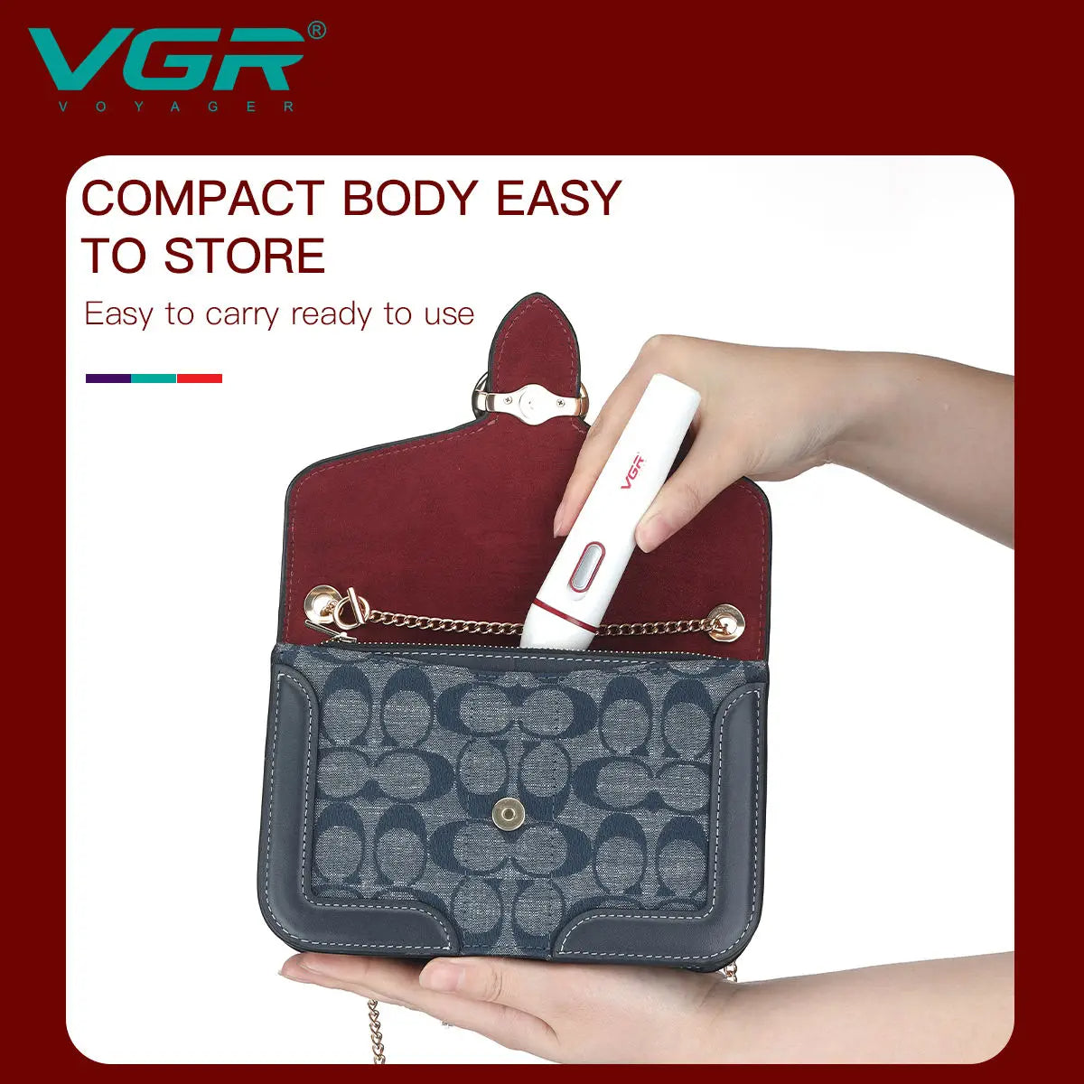 VGR V-725 Women 4 in 1 Waterproof Lady Shaver — Image 5 — VGR