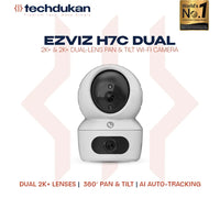 EZVIZ H7c Dual 2K+ & 2K+ Dual-Lens Pan & Tilt Wi-Fi Camera