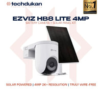 EZVIZ HB8 Lite 4MP Battery Camera + Solar Panel Kit