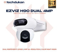 Ezviz H90 Dual 4MP 2K⁺ & 2K⁺ Dual-Lens Pan & Tilt Wi-Fi Camera