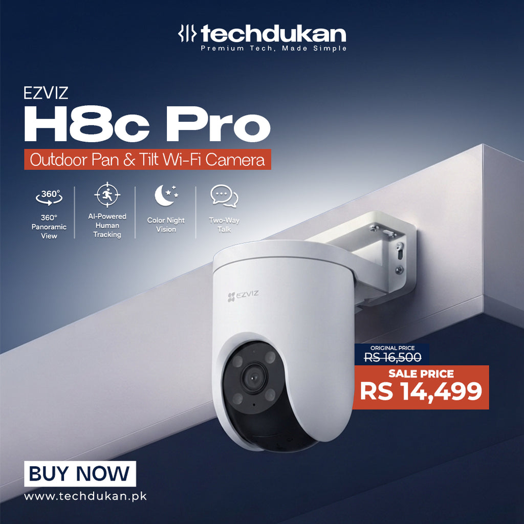EZVIZ H8C Pro Outdoor Pan & Tilt Wi-Fi Camera