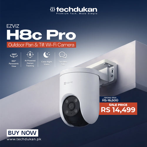 EZVIZ H8c Pro outdoor pan & tilt Wi-Fi camera