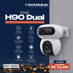 Ezviz H90 Dual 4MP 2K⁺ & 2K⁺ Dual-Lens Pan & Tilt Wi-Fi Camera