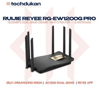 Ruijie Reyee RG-EW1200G PRO 1300Mbps Dual-Band Gigabit Wi-Fi 5 Router — 6 Antennas