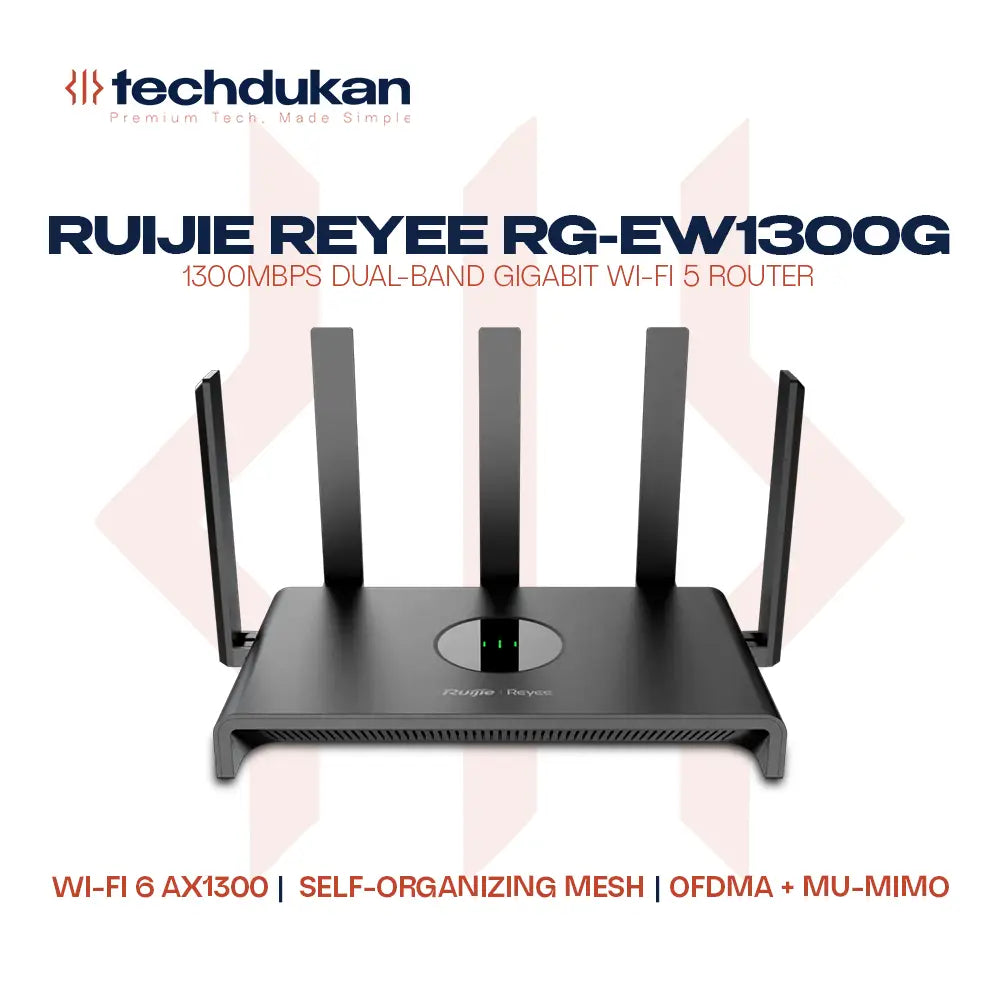 Ruijie Reyee RG-EW1300G 1300Mbps Dual-Band Gigabit Wi-Fi 5 Router