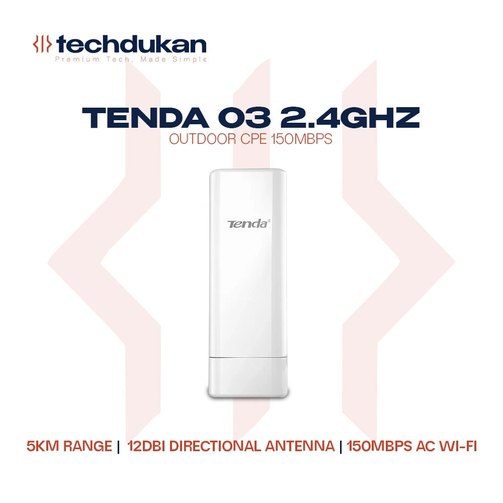 Tenda O3 2.4GHz Outdoor CPE 150Mbps