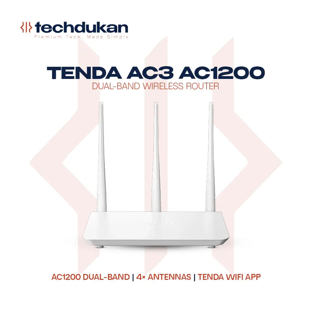 Tenda AC3 AC1200 Dual-Band Wireless Router