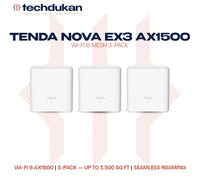 Tenda nova EX3 AX1500 Wi-Fi 6 Mesh 3-Pack