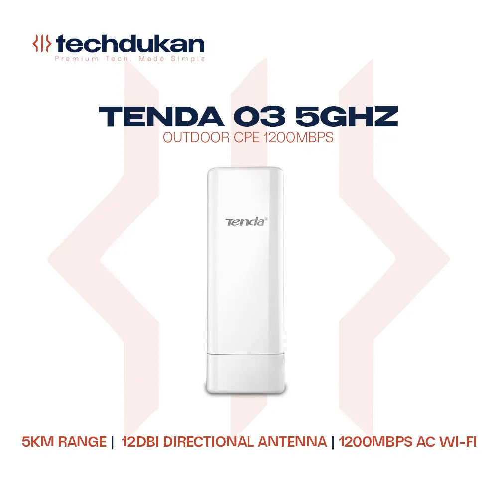 Tenda O3 5GHz Outdoor CPE 1200Mbps