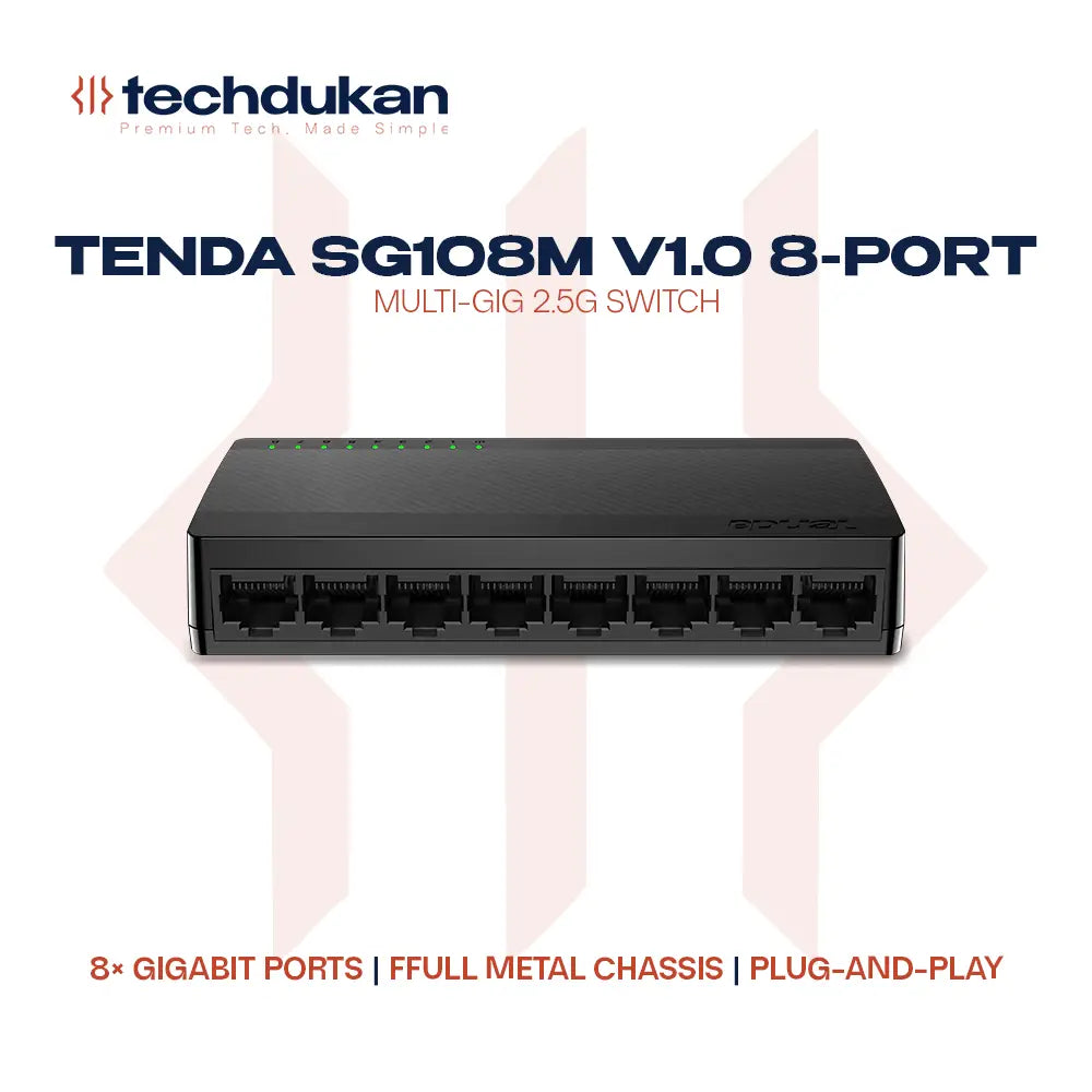 Tenda SG108M V1.0 8-Port Multi-Gig 2.5G Switch