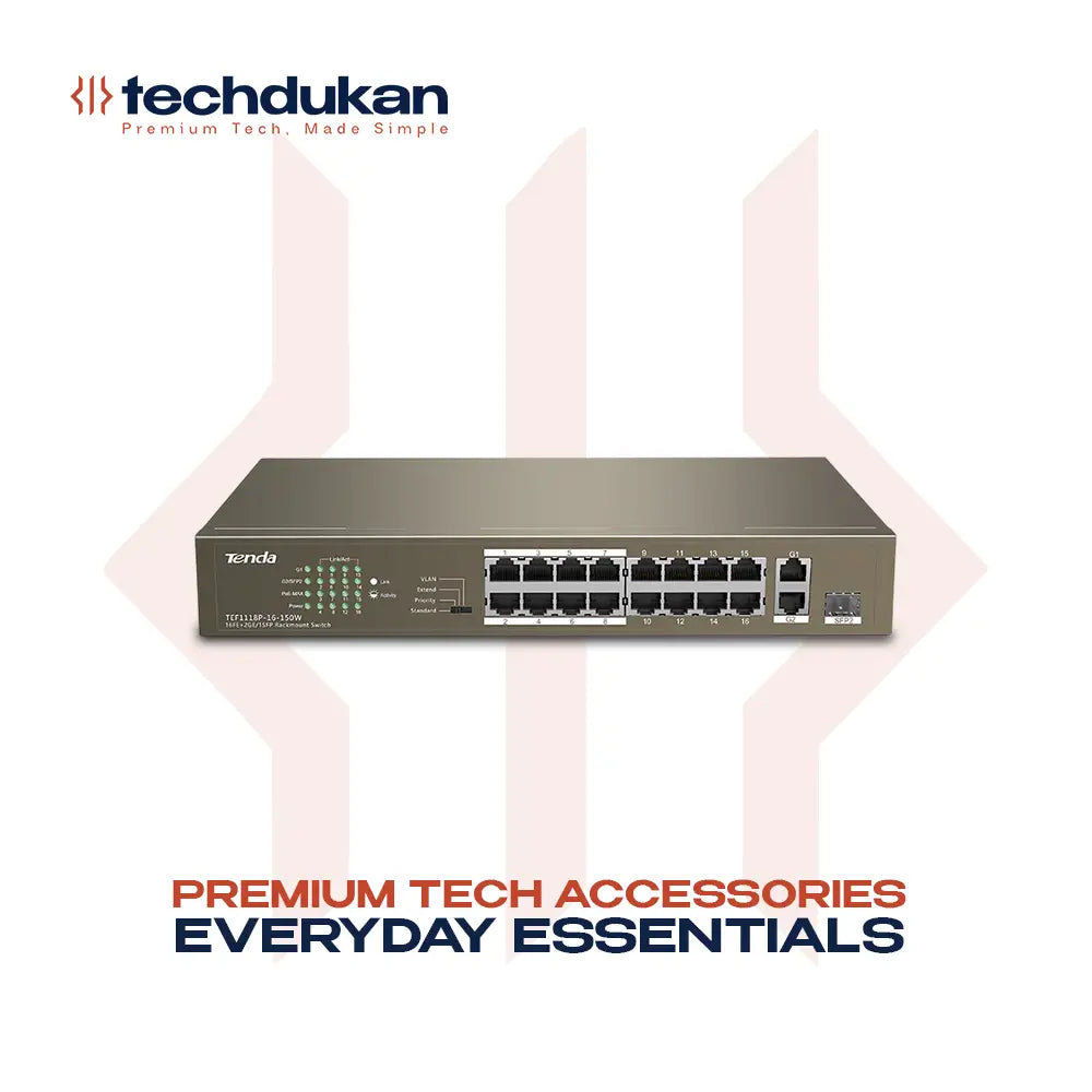 Tenda TEF1118P-16-150W V3.0 18-Port PoE 150W