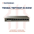 Tenda TEF1110P-8-63W 10-Port PoE Switch 63W