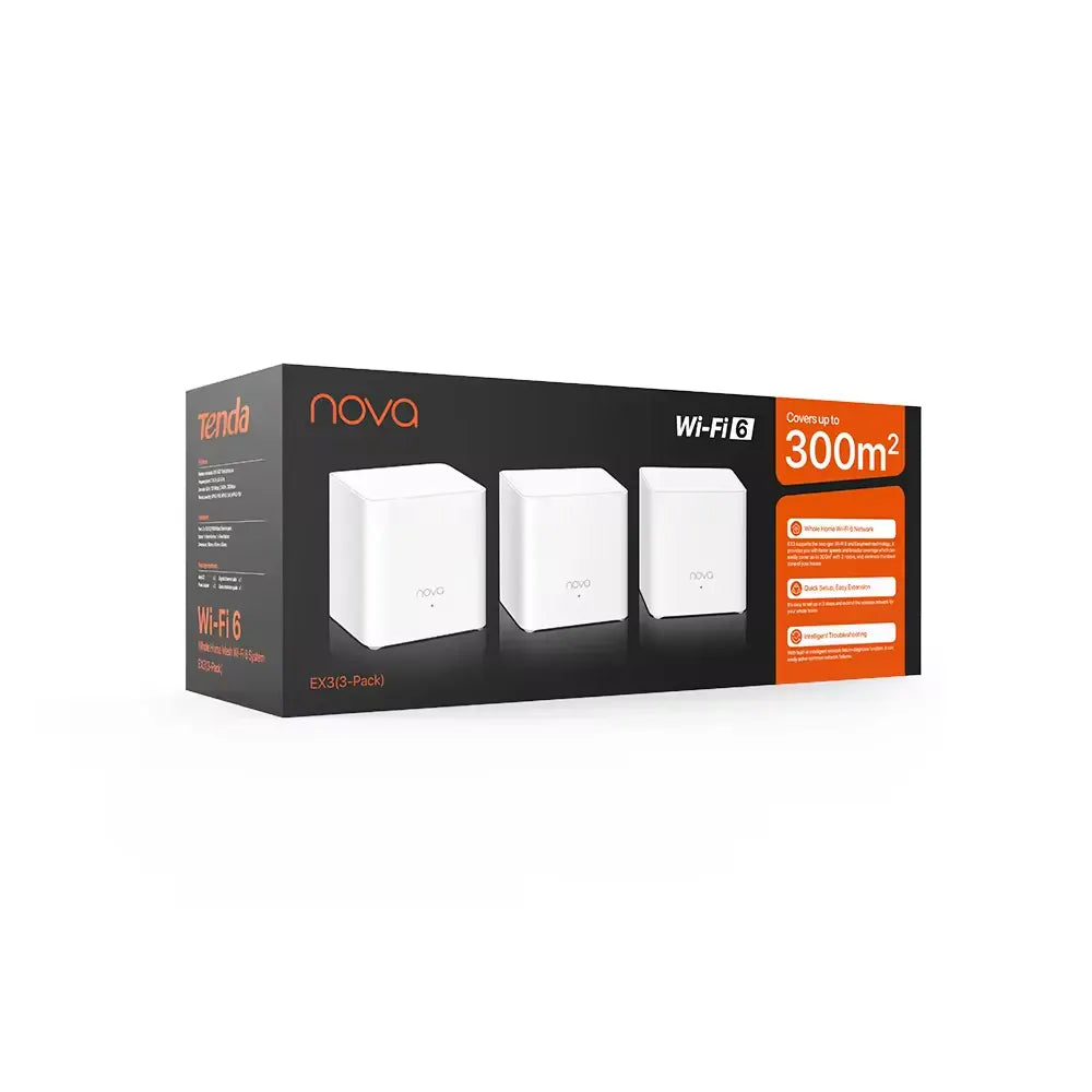 Tenda nova EX3 AX1500 Wi-Fi 6 Mesh 3-Pack
