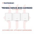 Tenda nova EX3 AX1500 Wi-Fi 6 Mesh 3-Pack